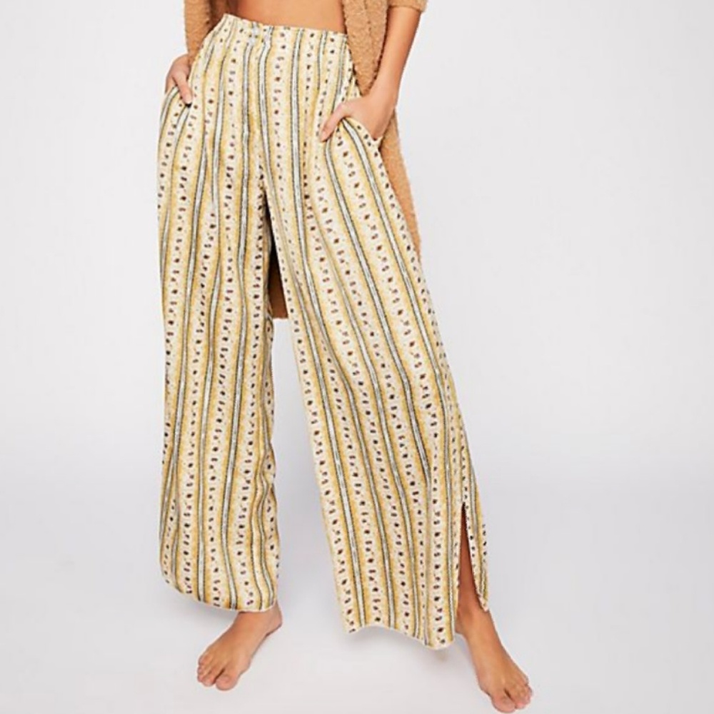 Free People Take Your Tie Off Wide Leg Pants NWT - Picture 6 of 7